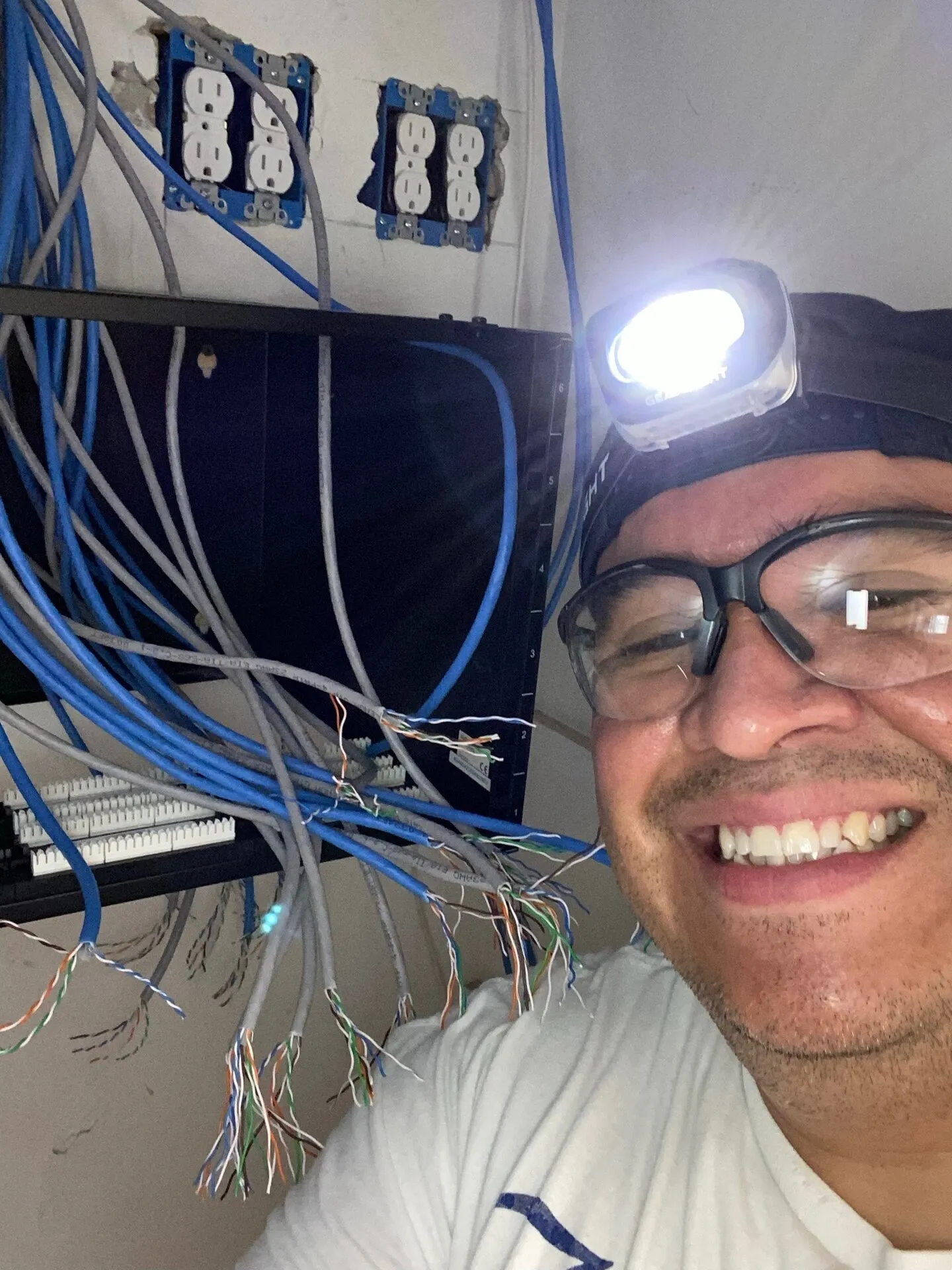 Network cabling installation