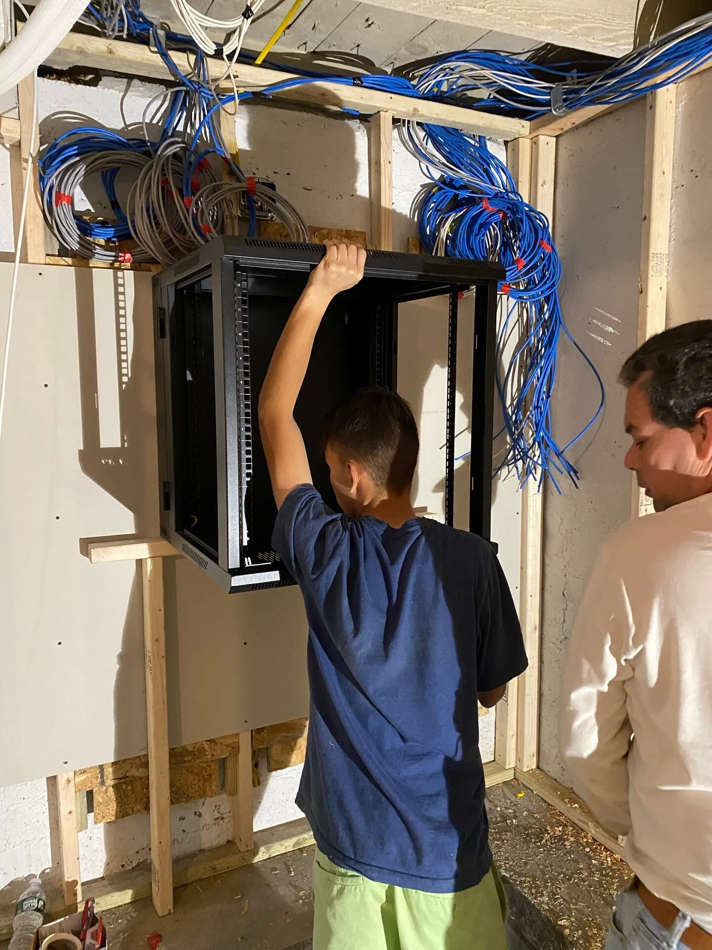 Server rack installation